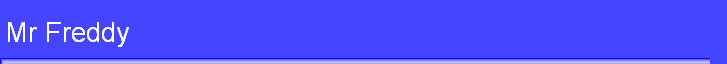 Mr Freddy